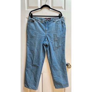 [Gloria Vanderbilt] High Waisted Straight Leg Jeans